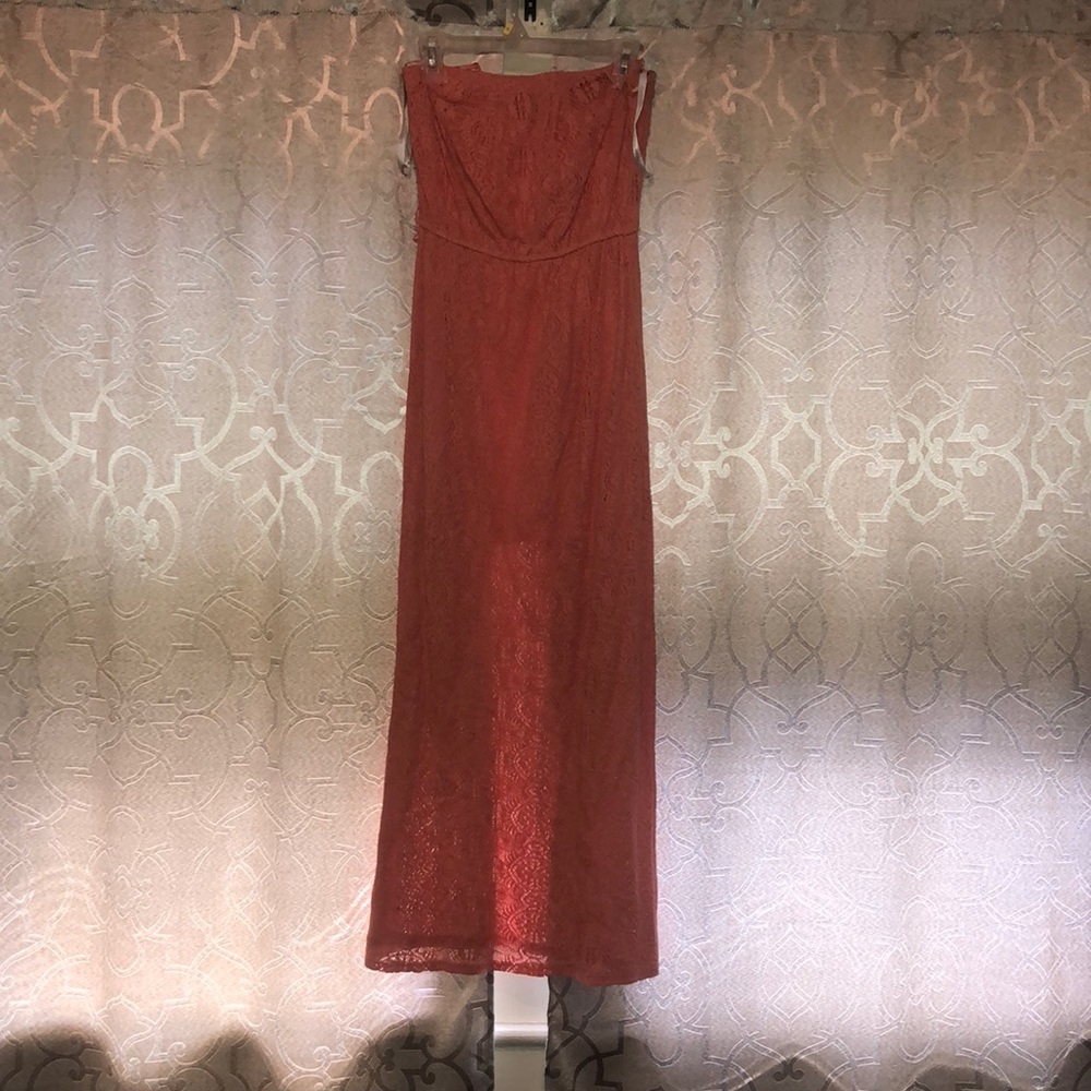 Coral dress